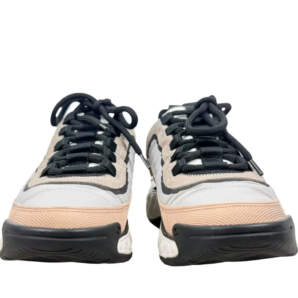 CHANEL suede calfskin